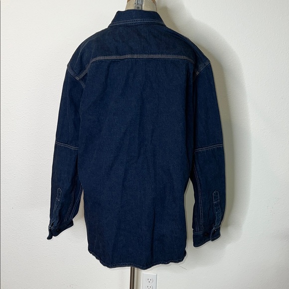 Filson Cotton Denim Button Up Work Shirt - Picture 2 of 4